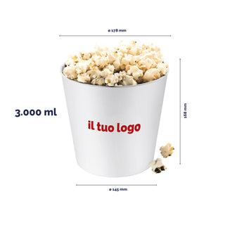 Cestello popcorn - 3.000 ml